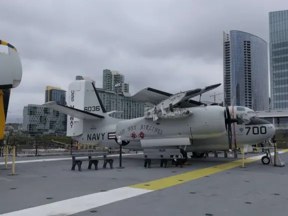 Fascinating museum with lifelike mannequins showing what life was like on a naval aircraft carrier in the second half of the 20th century.