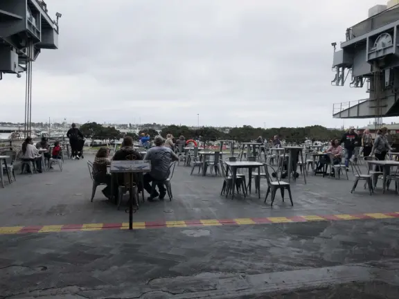 Fascinating museum with lifelike mannequins showing what life was like on a naval aircraft carrier in the second half of the 20th century.