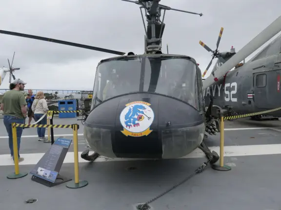 Fascinating museum with lifelike mannequins showing what life was like on a naval aircraft carrier in the second half of the 20th century.