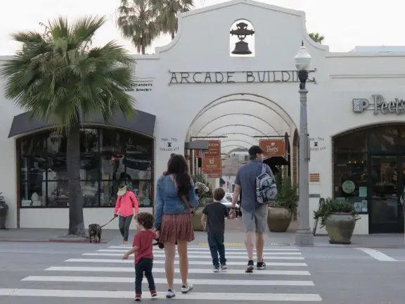 Healthy cafes, sweet Mary Star of the Sea Church, coffee shops, and walk past the amazing cliffs and coves of La Jolla.