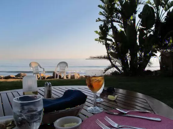 A tiny little spot along Highway&nbsp;101, with a beach and an oceanfront restaurant.