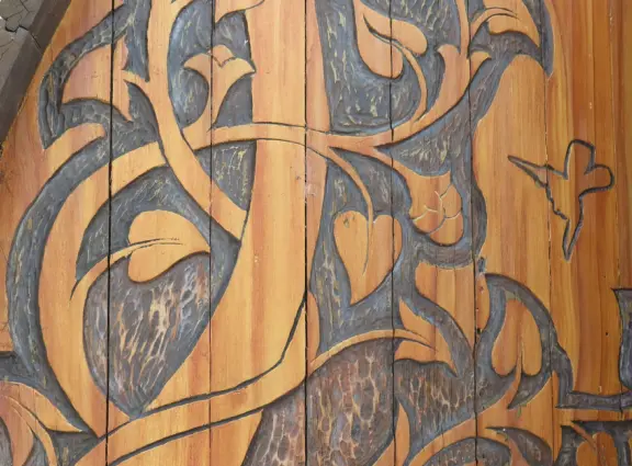 Adorable spot along Highway 1, with creamery food truck, lunch food truck, amazing glassworks store, pottery store, leather store, and peaceful Irish chapel.