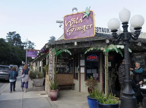 Wild Ginger Restaurant on Main Street. 