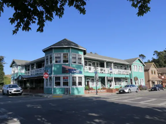 Historic cottages and lush trees of all different shades of green. Come July-October. Check the webcam for weather because it's not nice in thick gloom!