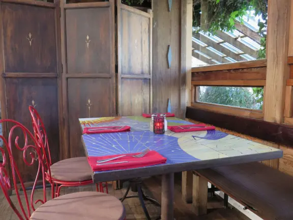 Historic cottages and lush trees of all different shades of green. Come July-October. Check the webcam for weather because it's not nice in thick gloom!