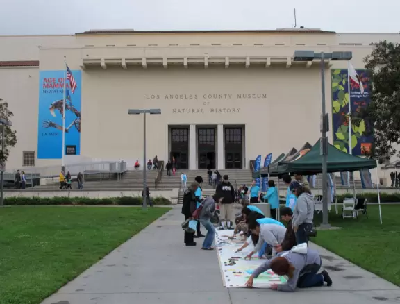 Impressive rotunda with dinosaur skeleton, great gem exhibit, but nothing at all for kids to do in the main galleries. Don't bring kids!
