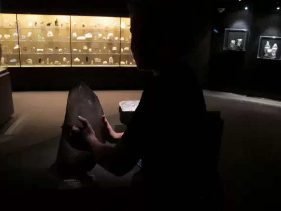 Impressive rotunda with dinosaur skeleton, great gem exhibit, but nothing at all for kids to do in the main galleries. Don't bring kids!