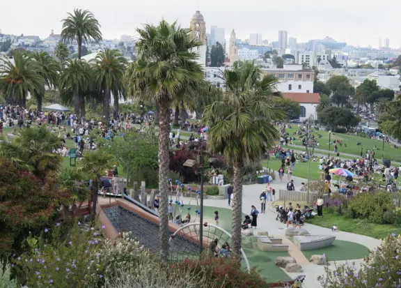 Incredible views of the city! It feels near vertical!