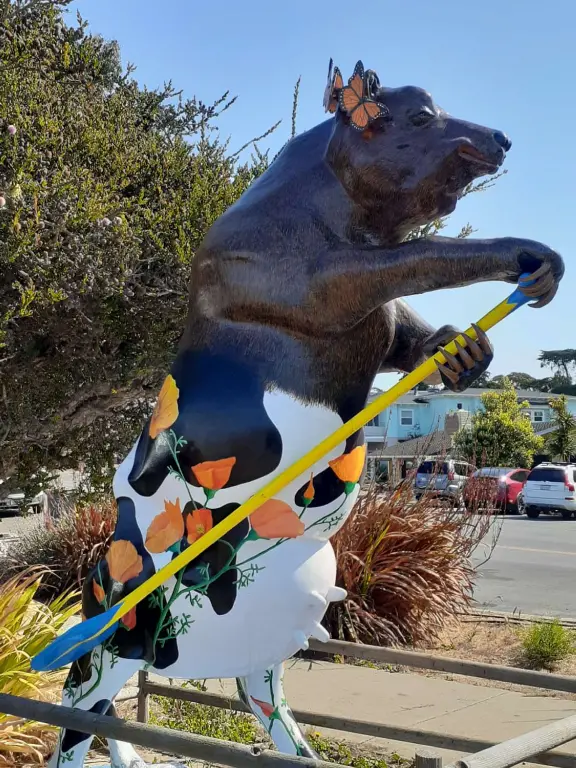 A tiny stretch of boardwalk in a beautiful setting on the estuary, with a coffee shop with a sunny patio facing the water, and cute cafes where you can relax.