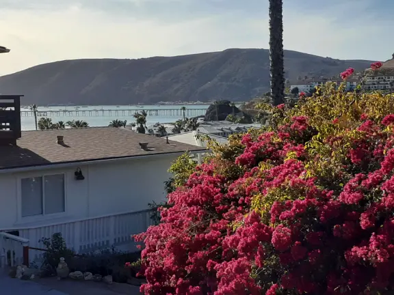 Colorful, pretty main street and boardwalk, with great cafes, lovely ship playground, and mesmerizing yellow cliffs.