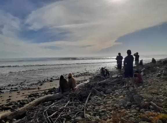 The famous Rincon, the best place to surf in Santa Barbara!