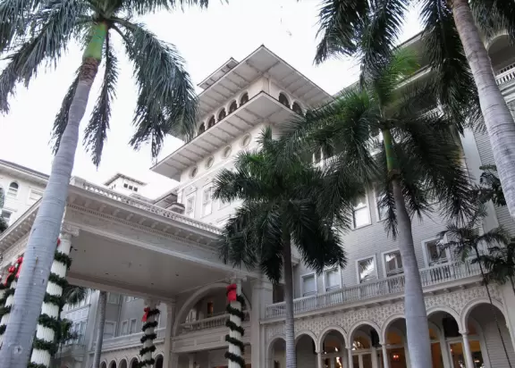 Fantastic place to swim. Also, stand under a webcam here and wave to family back home!