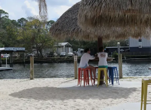 Crystal River is an old Florida town with houses on canals full of natural springs that make the water clear. There are some nice restaurants on the waterfront and on Citrus Ave, the main strip.