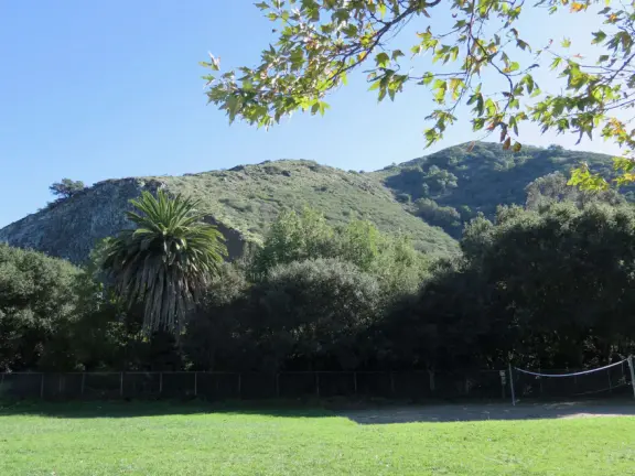 Beautiful playground and setting, but terrible freeway noise.