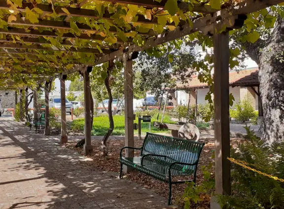 A main street of late 19th century storefronts, popular cafes, and a hip college scene. Recently, suffering an epidemic of homelessness relating to mental health problems.