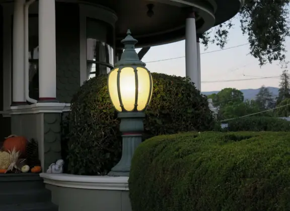 Take a walk past pretty Victorian homes and gardens.