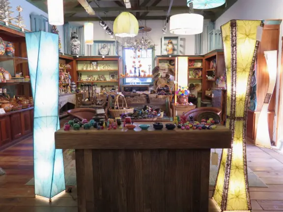 Historic cottages and lush trees of all different shades of green. Come July-October. Check the webcam for weather because it's not nice in thick gloom!