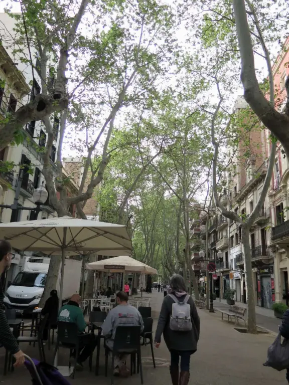 A modern, revitalized neighborhood with glass highrise hotels and offices, but intense sewer smells. Rambla del Poblenou is a good alternative to La Rambla, with locals rather than tourists.