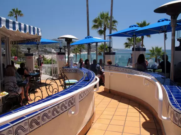 Restaurant with incredible location over stunning Laguna Beach.