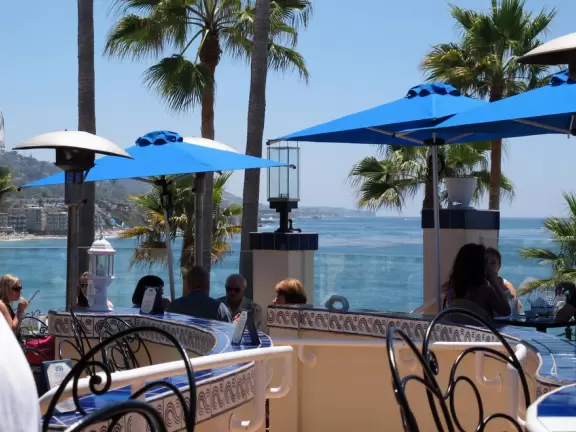 Restaurant with incredible location over stunning Laguna Beach.