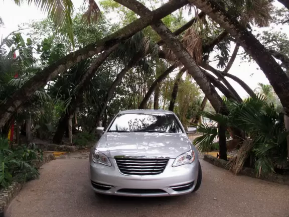 You drive through a criss-cross of coconut trees to valet park at Guanabanas.