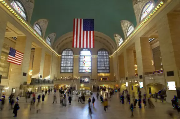 Rest in these glorious halls as you wait for the subway!