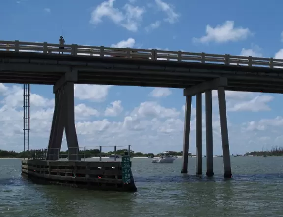 It's pleasant to take a boat trip in Estero Bay and see the birds and dolphins.
