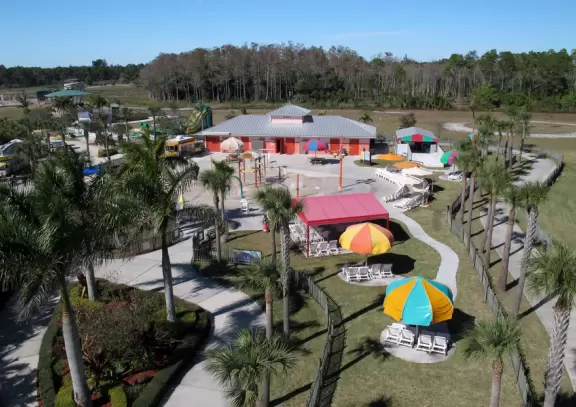 Drive your car through the "South African veldt", and see zebras, giraffes, rhinoceroses, buffalo, and antelope up close, then enjoy a tropical zoo with free rides such as a carousel, ferris wheel, and dumbo the elephant ride.