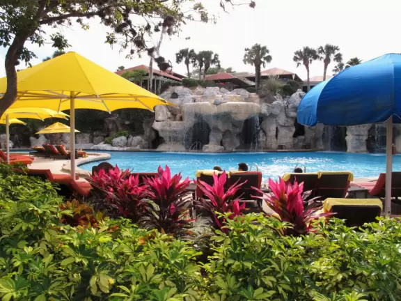 Resort in Orlando that is like a tropical paradise, with enough to do to fill a whole day.