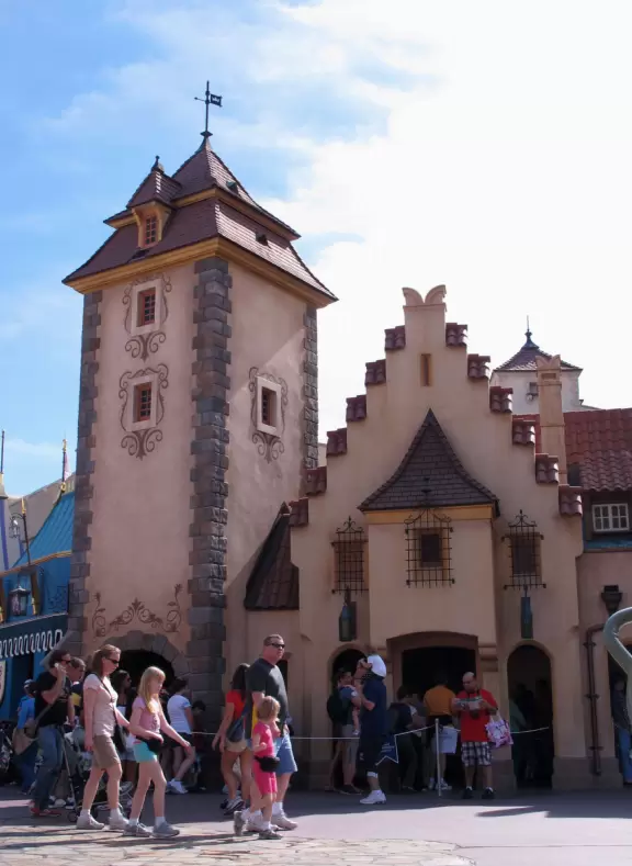 The most crowded theme park, with rides, shows, character visits, parades, and fireworks!
