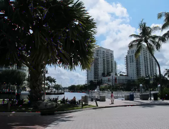 Historic part of Fort Lauderdale with turn-of-the-century homes, shady Riverwalk promenade along the river, and sidewalk cafes along 2nd Street.