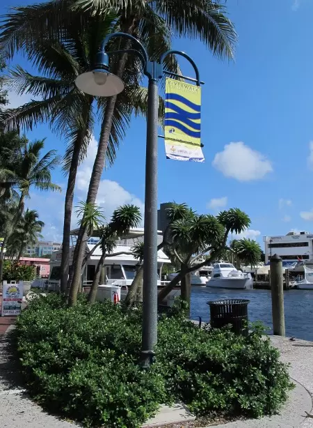 Historic part of Fort Lauderdale with turn-of-the-century homes, shady Riverwalk promenade along the river, and sidewalk cafes along 2nd Street.