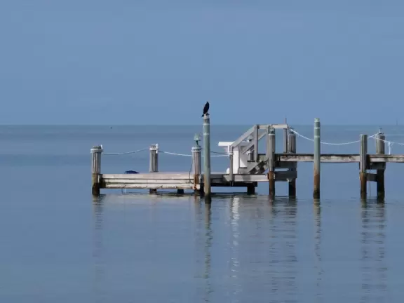 Dowdy town but nice because of the water all around.