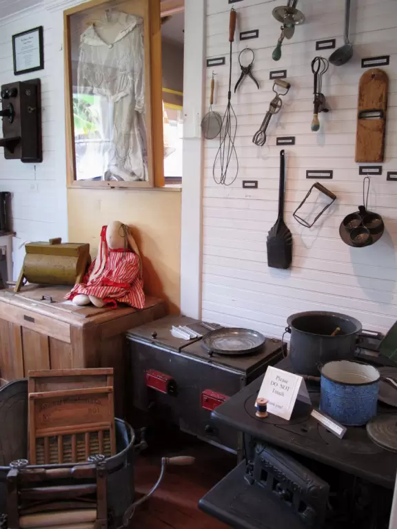Cross between a historical museum and a children's museum, in a pretty pioneer home.