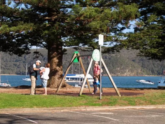 Idyllic spot where families enjoy fish 'n chips on picnic blankets and take in the delightful view. You can catch a ferry to a spot along the coast.