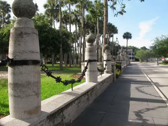 A private four-year college in a sumptuous building, formerly the Ponce de Leon Hotel.