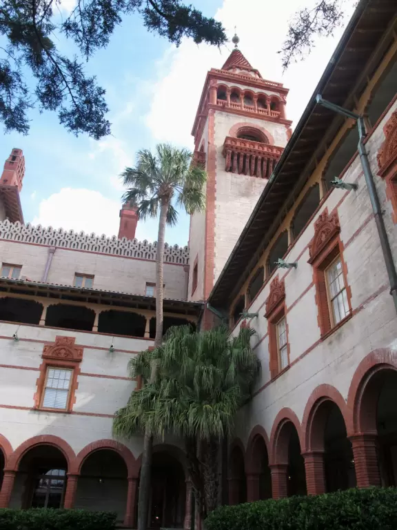 A private four-year college in a sumptuous building, formerly the Ponce de Leon Hotel.