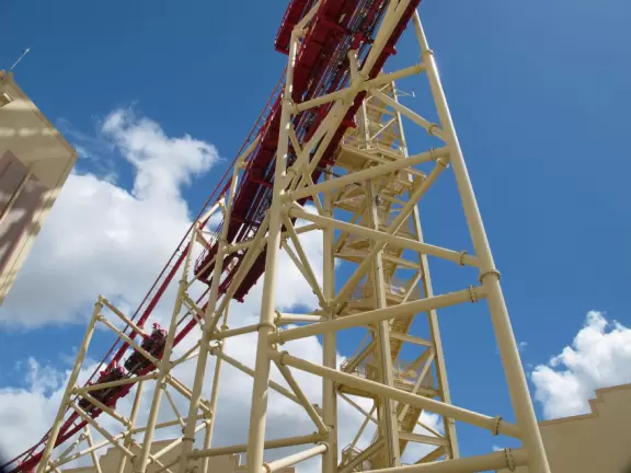 Theme park with fun rides, performers, and wonderful Harry Potter areas.