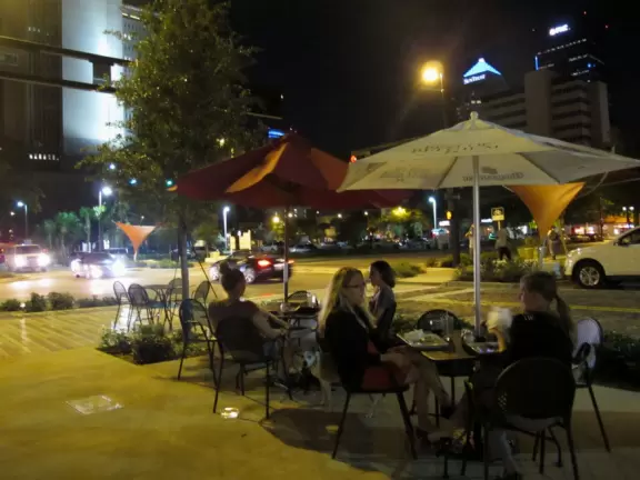 Waterfront stroll, especially gorgeous at night. Admire the silver minarets of the University of Tampa.