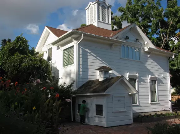 Peaceful, small gardens with every plant you could want in a garden!